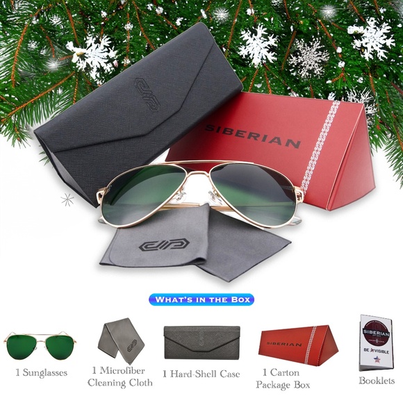 Genuine Glass GREEN Classic Lenses/GOLD Frame Premium Aviator Pilot Sunglasses - Picture 13 of 13